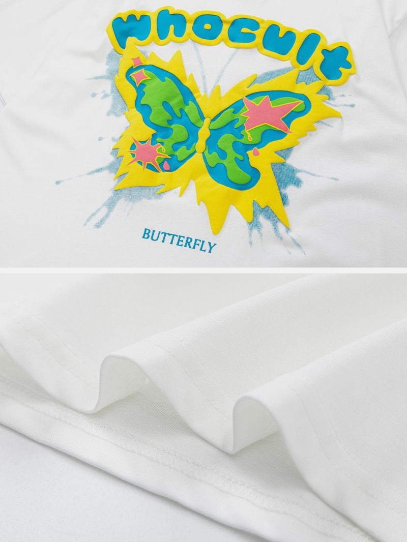 Blanche  T Shirts Aelfric Eden Butterfly Print Tee - VFQ-7168871